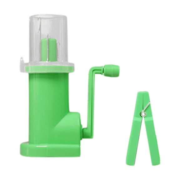 Embellish Knit Machine,Plastic Light Portable Manual Spool Knitter Hand Operated Knitting Tool for DIY Craft Ornament - Green