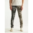thumbnail image 1 of Embellish NYC Men's Black Two Tone Paisley Skinny Fit Stretch Denim Jeans (40, Black Two Tone), 1 of 4