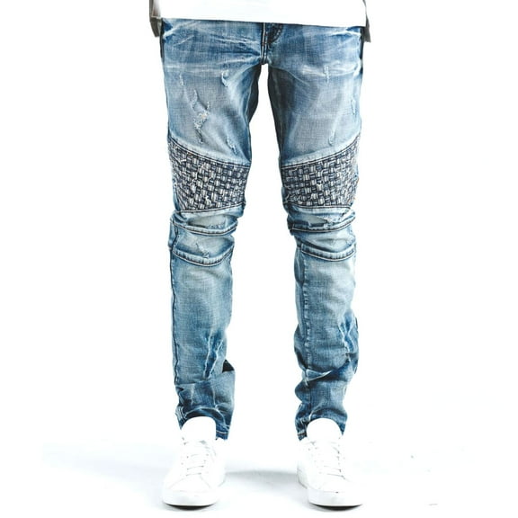 Embellish Turkish Biker Denim Jean Blue