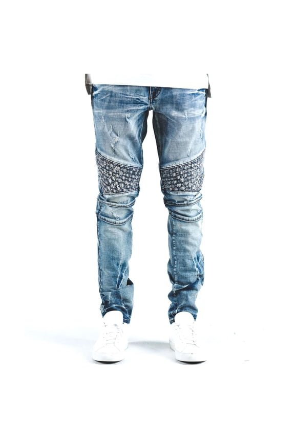 Embellish Turkish Biker Denim Jean Blue