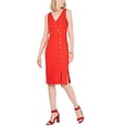 thumbnail image 1 of Embellished Bodycon Dress Red 6, 1 of 1