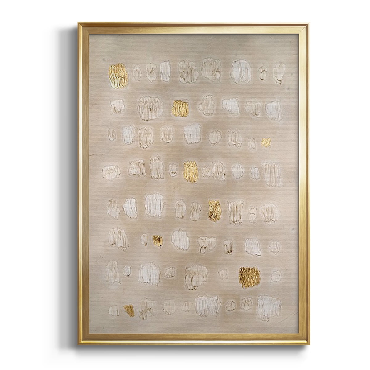 Embellished Cobblestone II Premium Framed Print, in Gold, Black, or Silver - Ready to Hang