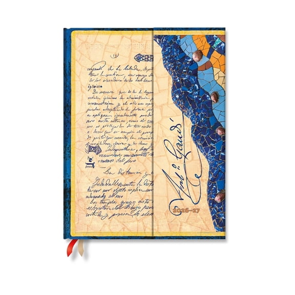 Embellished Manuscripts Collection 2027 Gaudi, the Manuscript of Reus Ultra Vertical Hardcover 18-Month Weekly Planner, 208pg, 80gsm by Paperblanks (Embell, (Paperback)