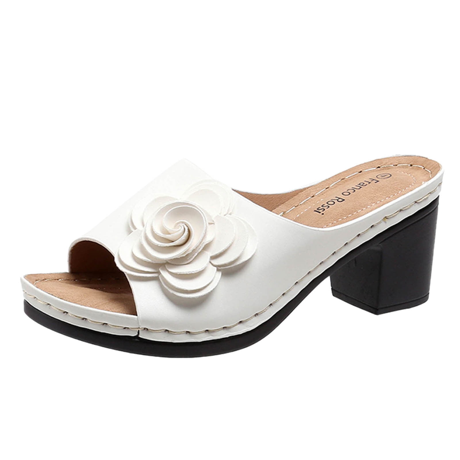 Embellished Sandals for Women Size 11 Slide Sandals for Women Arch