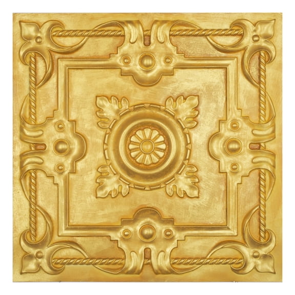 Drop in ceiling tile Emboss interior wall panel for Cafes and Bars PL29 Golden 10Pcs/pack