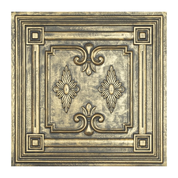 Embellished ceiling tile Decorative pvc panels for HOTEL PL63 Ancient gold 10Pcs/pack