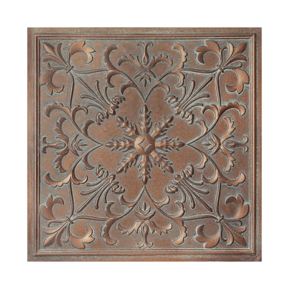 Embellished ceiling tiles Suspended Wall Panels for Restaurant PL70 Weathered copper 10Pcs/pack