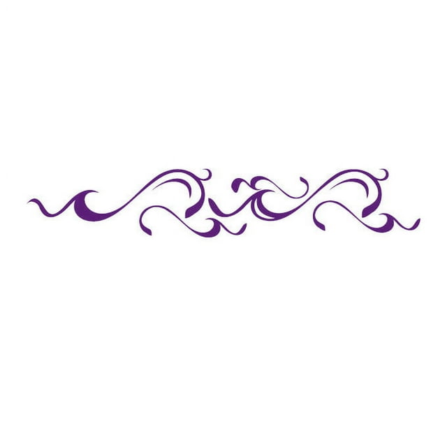 Embellishment Scrolls - Large - Violet