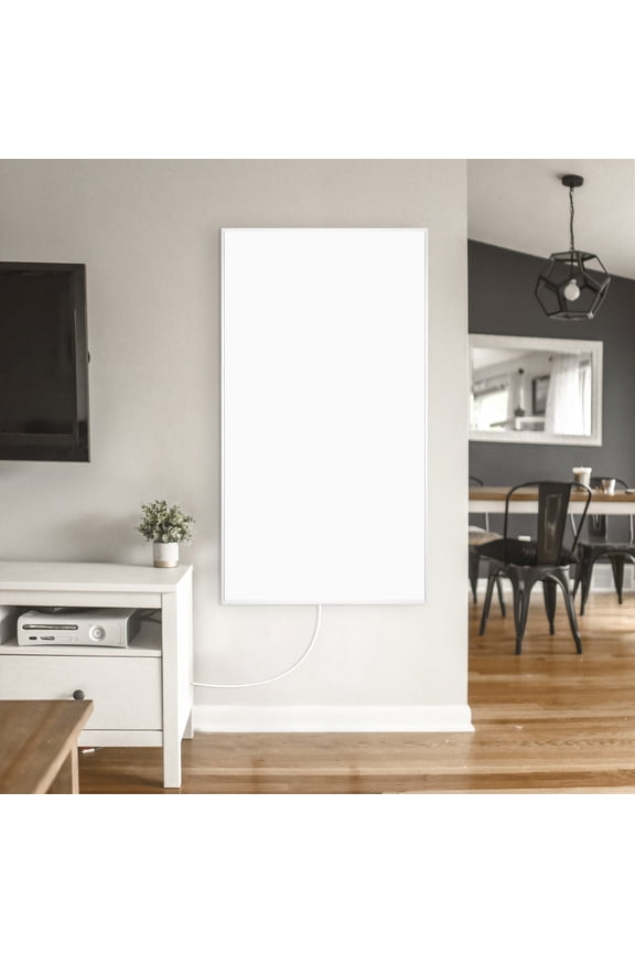 Ember Flex Radiant Panel Heater - White - 700W - 47” x 24” - Dual Connection