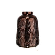 Ember Glow Textured Glass Vase   6.7  x 9.8