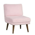 thumbnail image 1 of Ember Interiors Dakari Glam Lounge Chair, Pink Fabric, 1 of 4