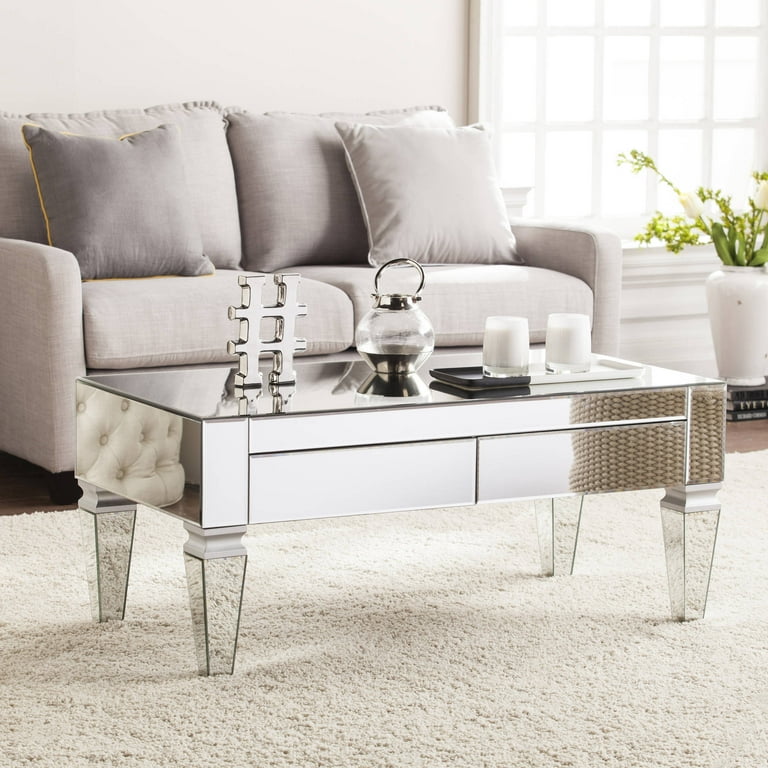 Mirrored box coffee sale table