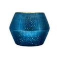 thumbnail image 1 of Ember Interiors Large Embossed Blue Mercury Glass Votive Holder, 1 of 4