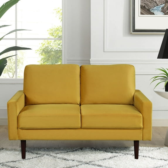 Ember Interiors Molly Loveseat, Yellow