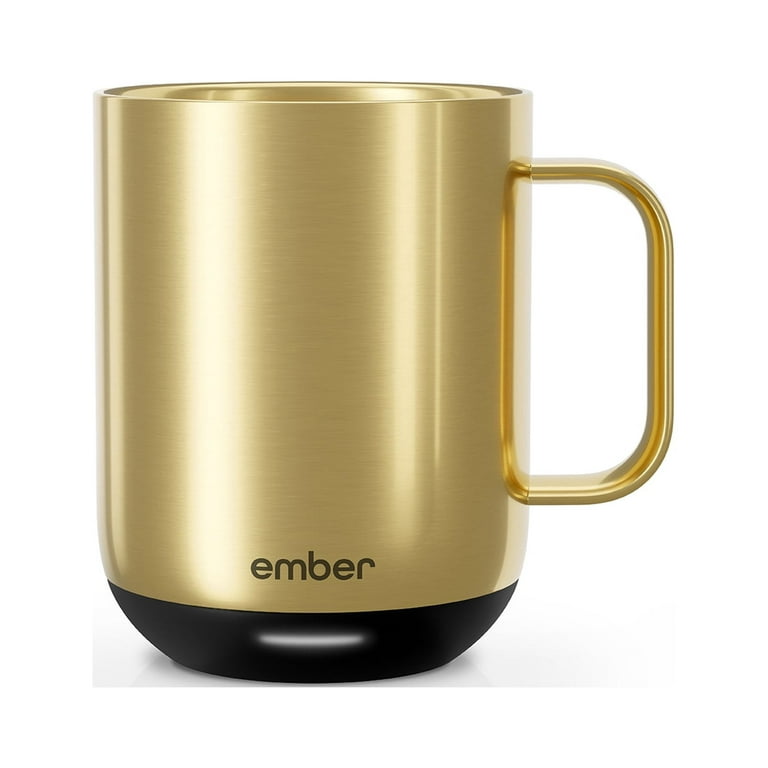 Ember Temperature Control Smart Mug, 10 oz, 1-hr Battery Life,  Black - App Controlled Heated Coffee Mug: Coffee Cups & Mugs