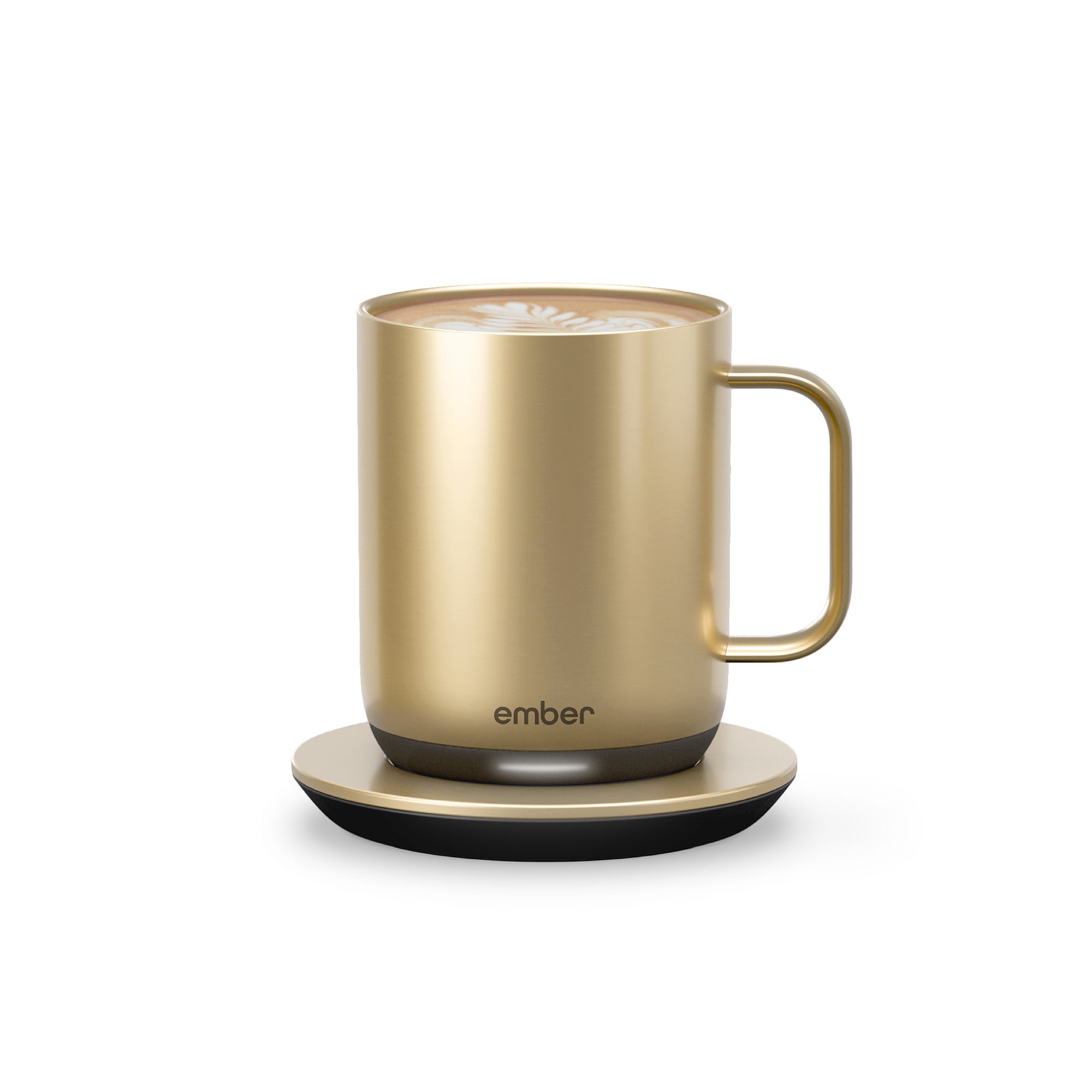 Ember Temperature Control Smart Mug 2, 10 oz, Gold, up to 1.5-hr Battery Life - App Controlled Heated Coffee/Tea Mug - Improved Design Ember Temperature Control Smart Mug 2, 10 oz, Gold, up to 1.5-hr Battery Life - App Controlled Heated Coffee/Tea Mug - Improved Design