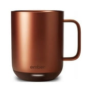 Ember Temperature Control Smart Mug 2, 10 oz, Copper, Up To 1.5-hr Battery Life - App Controlled Heated Coffee/Tea Mug - Improved Design