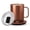 Copper, variant on Ember Temperature Control Smart Mug 2, 10 oz, Grey, 80 min Battery Life | App Controlled Heated Coffee Mug | Improved Design with Clear Splash-Proof Sliding Lid