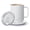 White, variant on Ember Temperature Control Smart Mug 2, 10 oz, Grey, 80 min Battery Life | App Controlled Heated Coffee Mug | Improved Design with Clear Splash-Proof Sliding Lid