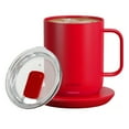 thumbnail image 1 of Ember Temperature Control Smart Mug 2, 10 oz, Grey, 80 min Battery Life | App Controlled Heated Coffee Mug | Improved Design with Clear Splash-Proof Sliding Lid, 1 of 9