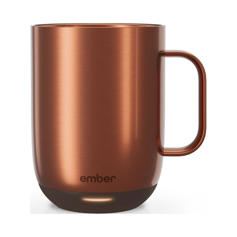  Ember Temperature Control Smart Mug 2, 14 Oz, App-Controlled  Heated Coffee Mug with 80 Min Battery Life and Improved Design, Black :  Home & Kitchen