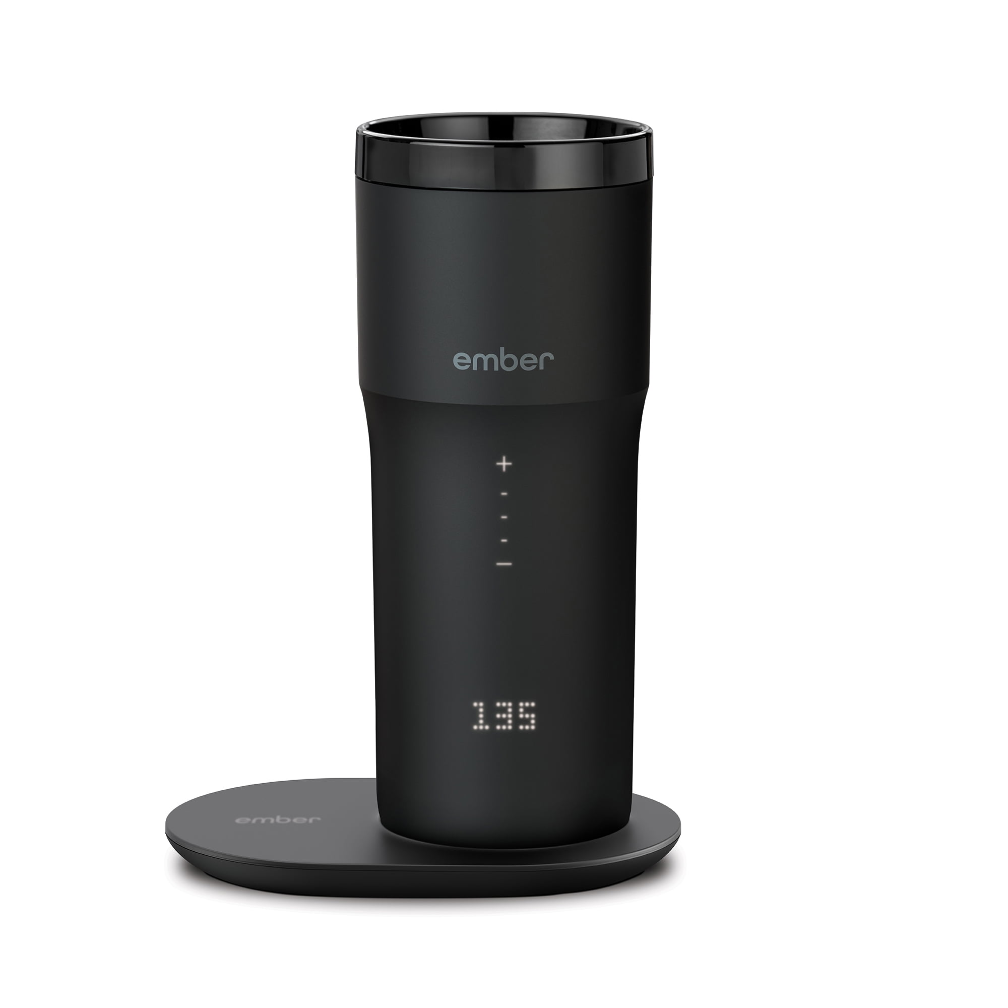 Ember Black Stainless Steel Temperature Control Travel Mug 12oz