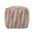 thumbnail image 1 of Ember Woven Pouf, 1 of 4
