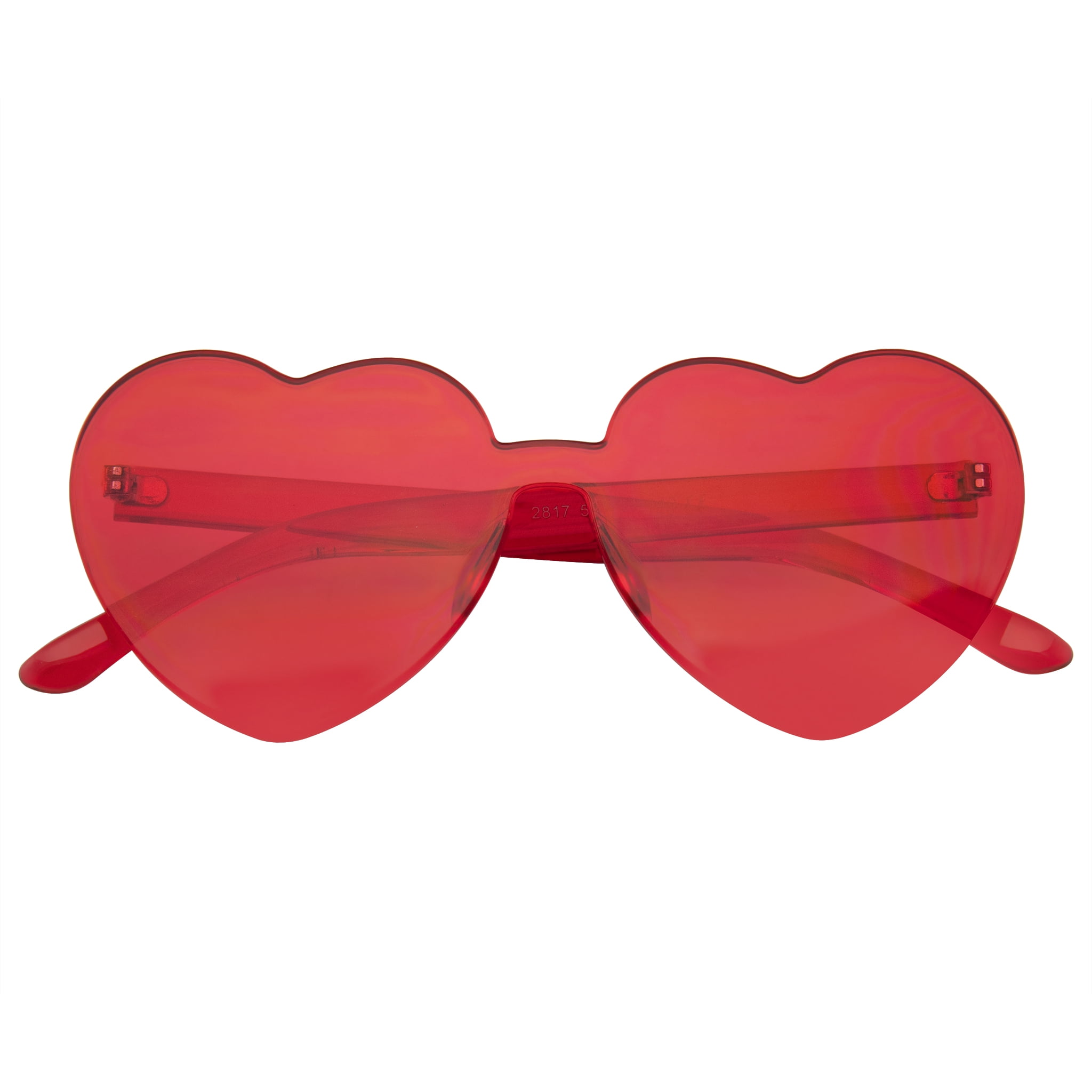 Initial Transparent Retro Heart Sunglasses Heart Sunnies 