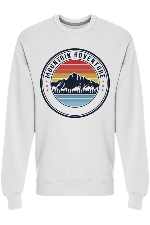 Emblem Mountain Sweatshirt Men -Image by Shutterstock, Male Medium