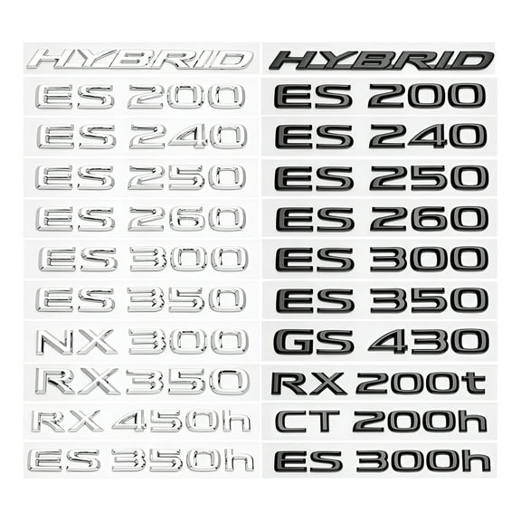 Emblem Stickers for Lexus ES200 ES260