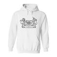 thumbnail image 1 of Emblem With Lion And Unicorn  Hoodie Men -Image by Shutterstock, Male XX-Large, 1 of 4