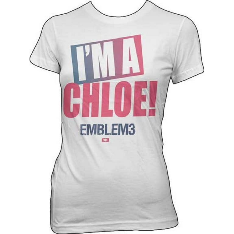 Emblem3 I'm A Chloe Juniors T Shirt - Walmart.com