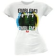 thumbnail image 1 of Emblem3 Women's Juniors Multi Group Photo Short Sleeve T Shirt, 1 of 2