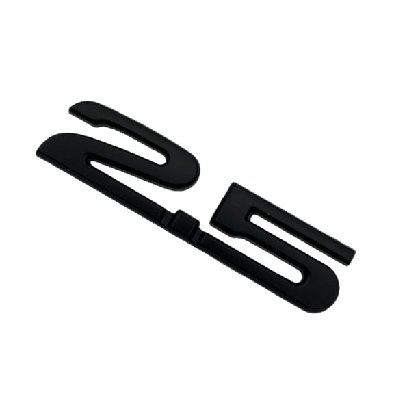 Emblems Rear Trunk Badge Sticker 3D ABS 2.0 2.5 Shaped Car Emblems Badge Decal Sticker Car Accessories