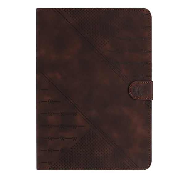 Embossed Butterfly Case for Kindle (11th Generation) 2022 Release 6" - PU Leather/TPU Protective Case with Card Slots, Lightweight Cute Folio eBook Reader Cover, Coffee