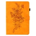 thumbnail image 1 of Embossed Butterfly Flower Case for Kindle (11th Generation) 2022 Release 6" - PU Leather/TPU Protective Case with Card Slots, Lightweight Cute Folio eBook Reader Cover, Khaki, 1 of 5