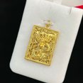 thumbnail image 1 of Embossed Dragon  22K 23K 24K Thai Baht Gold Filled Yellow GP Pendants, 1 of 8