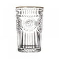 thumbnail image 1 of KARLSITEK Golden Rim Drinking Glass Fashioned Clear Cocktail Glass Gift, 1 of 5