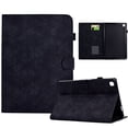 thumbnail image 1 of Embossed Folio Flip Case Cover for Samsung Galaxy Tab A7 Lite 8.7" 2021 SM-T225 / SM-T220, Premium PU Leather Kickstand Card Slots with Pen Slot Case for Tab A7 Lite 2021, Black, 1 of 5