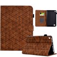 thumbnail image 1 of Embossed Folio Flip Smart Case for Amazon Fire HD 7 2019/2017/2015, Premium PU Leather Kickstand Card Slots Magnetic Auto Sleep / Wake with Pen Slot Case for Fire HD 7 2019/2017/2015, Brown, 1 of 5