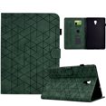 thumbnail image 1 of Embossed Folio Flip Smart Case for Samsung Galaxy Tab A 10.5 2018 SM-T590/SM-T595, Premium PU Leather Kickstand Card Slots Magnetic Auto Sleep / Wake with Pen Slot Case for Tab A 10.5 2018, Green, 1 of 5