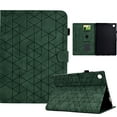 thumbnail image 1 of Embossed Folio Flip Smart Case for Samsung Galaxy Tab A9 8.7" 2023 SM-X110 / SM-X115, Premium PU Leather Kickstand Card Slots Magnetic Auto Sleep / Wake with Pen Slot Case for Tab A9 2023, Green, 1 of 5