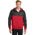 thumbnail image 1 of Embossed Hybrid FullZip Hooded Jacket, 1 of 2