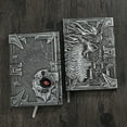 thumbnail image 1 of Embossed Notebook for Adults, Evil Pattern Notepad for Home Office, Leather Journal for Personal Writing, 3D Embossed Notebook for Gifting, 1 of 5