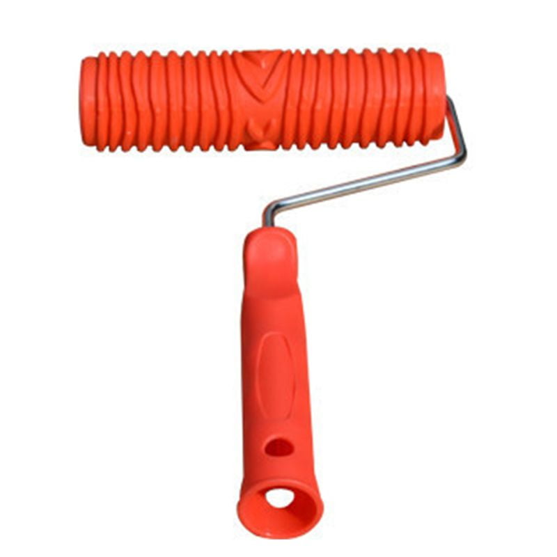 Embossed Paint Roller Sleeve Wall Texture Stencil Brush Pattern Art Rollers House Decoration