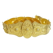 slim fit dress slacks Gold Stretch Belts main image 0
