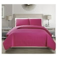 thumbnail image 1 of Embossed Pink Reversible Bedspread/Quilt Set Cal King, 1 of 2