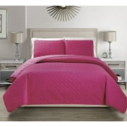 Victoria Embossed Ultra Soft Reversible Bedspread Set