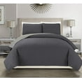 thumbnail image 2 of DiamondTex30 3-Piece Quilted Reversible Bedspread Set - Luxury Hypoallergenic All-Season Throw 2 of 5