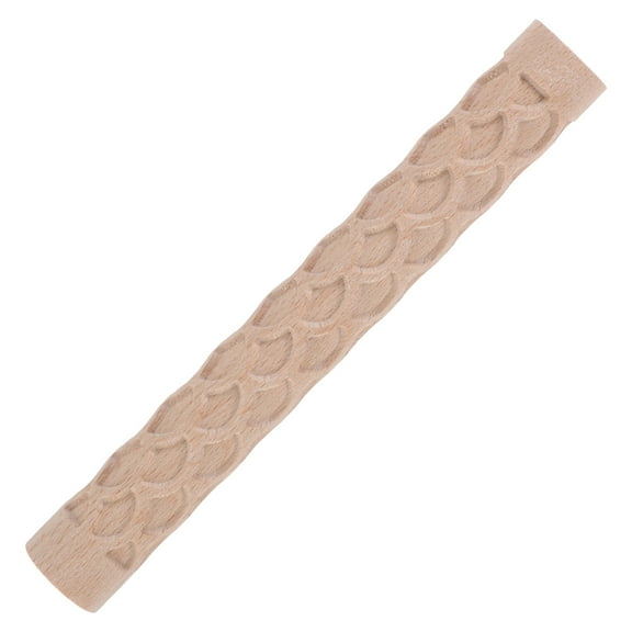 Embossed Rolling Pin Polymer Clay Texture Roller Potters Stamp Rollers